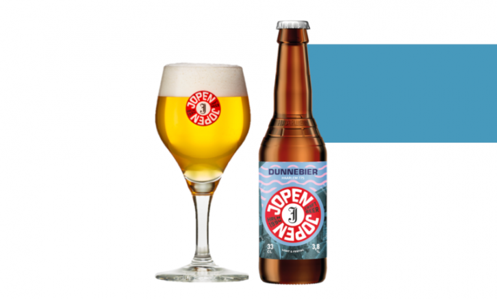 Jopen dunnebier flesje en glas